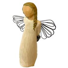 Willow Tree Thank You Angel” Girl w/ Flowers 2002 Demdaco Hand Painted Figurine picture