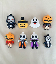 Nightmare Before Christmas Key Chain Ornaments Rubber - Lot of 8 picture