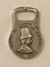 Christofle France Silver Plate Bottle Opener Louis XI King of France picture