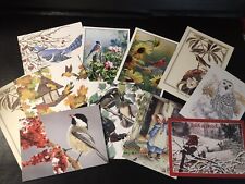 Vintage Lot Of 11 Bird Note Cards - Blank picture