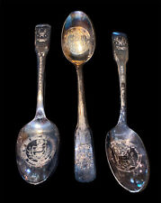 International Bicentennial Spoons- 3 - Pennsylvania, Delaware, New Jersey VTG picture