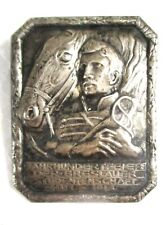 SILVER PIN 1813-1913 ANNUAL CELEBRATION BRESLAW STUDENTS ASSOCIATION HORSE & MAN picture