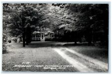 1949 Pinebrook Camp Buttermilk Springs Montague MI RPPC Photo Posted Postcard picture