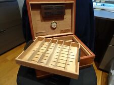 STUNNING HANDCRAFTED HUMIDOR CIGAR BOX BY CHARLES TEDDER OF HIGH POINT, NC picture