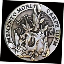 Memento Mori EDC Challenge Coin - Embrace Life's Impermanence and Seize The  picture