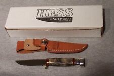 HESS KNIFEWORKS WHITETAIL ABSOLUTE BEAUTIFUL BUCKEYE BURL HANDLE MADE IN USA NIB picture