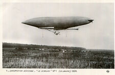 1904 Le Dirigeable Le LEBAUDY Le Jaune Air Locomotion Aviation Card picture