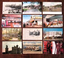 12 NEW JERSEY Postcards LOT - LONG BRANCH / LAKEWOOD 1901 / HIGHLANDs / HOLMDEL picture
