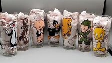 1973 Looney Tunes Warner Brothers Inc Pepsi Collectors Series Glasses Set Of 7 picture