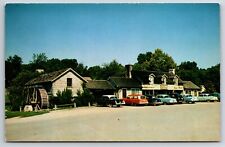 Renfro Valley Lodge Renfro Valley Kentucky KY US 25 Old Cars Chrome Postcard picture