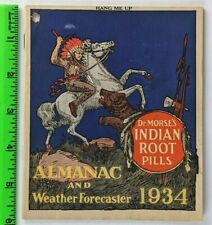 Vintage 1934 Dr Morse's Indian Spears Bear Root Pill Almanac Quack Medicine picture