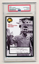 Fred Haise Signed Cut Custom Photo Display PSA/DNA Slabbed Apollo 13 LMP NASA picture