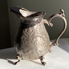 Antique Water Pitcher William Adams Towle India silver plate Decor picture