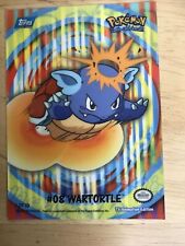 2000 Topps pokemon TV Animation Edition Series 2 Puzzle Back  WARTORTLE #1 of 10 picture