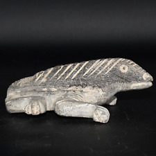 Large Ancient Bactrian Schist Stone Animal Figurine from Balkh Circa 2800-2300BC picture