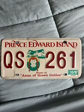 AUTHENTIC CANADA 1990s PRINCE EDWARD ISLAND LICENSE PLATE. ANNE OF GREEN GABLES. picture