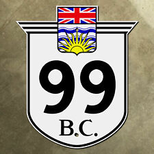 British Columbia Vancouver Surrey highway 99 route marker road sign Canada 11x13 picture