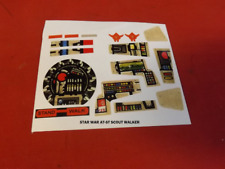 Custom Vintage Die Cut Stickers for 1982 AT-ST ATST Scout Walker  picture