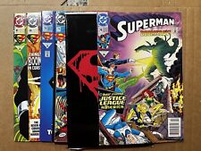 Superman #74 75 76 78 80 81 Death Of Superman Black Bag Memorial Set 1992 DC picture