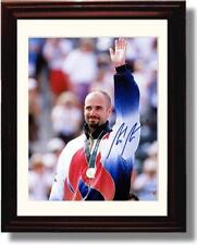 16x20 Framed Andre Agassi Autograph Promo Print - Gold Medal picture