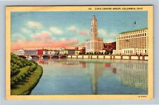 Columbus OH, Civic Center Group, Ohio Vintage Postcard picture
