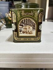 Vintage Green Harrod's knightsbridge London -Tea Tin No 42 picture