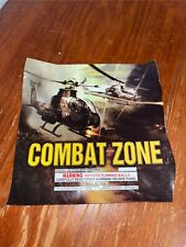 Rare Combat Zone Firework Paper Label Collectible picture