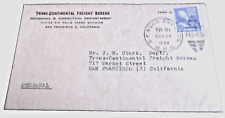 1948 SOUTHERN PACIFIC TRAIN #51 SAN FRANCISCO & LOS ANGELES RPO ENVELOPE picture