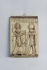  Wall relief of Amun-Ra and Osiris as a falcon with amazing Hand carving picture