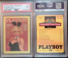 1995 Playboy Chromium Dolly Parton #56 Graded PSA 9 MINT picture