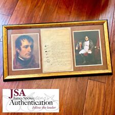 NAPOLEON BONAPARTE * JSA LOA * Signed Requests For Leaves of Absence Autograph picture