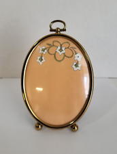 Vintage Style CARR 644 Gold Oval Metal Photo Picture Frame 3
