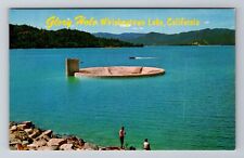 Whiskeytown Lake CA-California, Glory Hole, Antique, Vintage Souvenir Postcard picture
