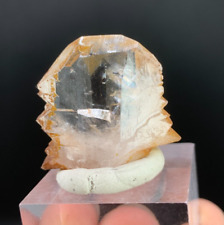 12 Gram. Very Beautiful Undamaged Natural Clear Gwindel Inclusion Quartz Crystal picture