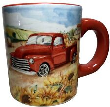 Jumbo Coffee Mug Vintage 1949 Red Chevy Five-Window 3100 Truck FarmCore Farmcore picture