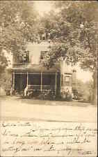 Home & Porch - Somerville MA Massachusetts Cancel 1909 Real Photo Postcard picture