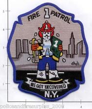 New York City NY Fire Dept Fire Patrol 1 Patch v3 picture