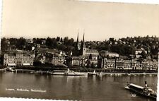 VTG Postcard RPPC- LUZERN, HOFKIRCHE, NATIONALQUAI Early 1900s picture
