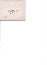 Joseph P. Tumulty autograph-Woodrow Wilson's Secretary picture