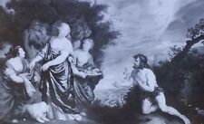 Odysseus and Nausicaa, Joachim von Sandrart, Magic Lantern Glass Slide   picture