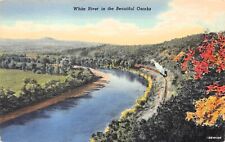 Monett, MO Missouri Train Railroad White River Ozarks Vtg Postcard D10 picture