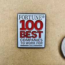 Fortune 100 Best Companies To Work For 2011 Enamel Lapel Pin Hat Tie Tac P120 picture