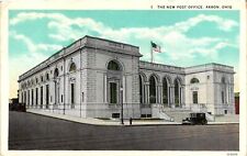 Vintage Postcard- THE NEW POST OFFICE, AKRON, OH. Early 1900s picture
