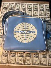 Vtg Pan Am Airlines Vinyl Luggage picture