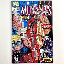 New Mutants #98 1st Appearance of Deadpool Rob Liefeld Vintage 1991 Marvel Comic picture