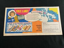 #02 SNICKERS MILKY WAY Sunday Comics Ad FREE NORTH POLE LAND OFFER July 13, 1969 picture