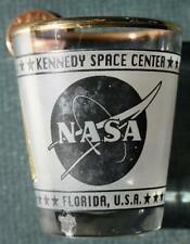 1980-90s Era NASA Florida John F. Kennedy Space Center Shuttle shotglass COOL--- picture