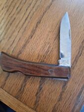Imperial Ireland Stainless Vintage Lock Back Brown Folding Pocket Knife  picture