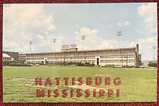 Hattisburg Mississippi MS University Southern East Stadium Postcard picture