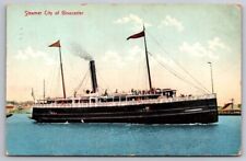 eStampsNet - Steamer City of Gloucester 1908 Postcard Ships picture